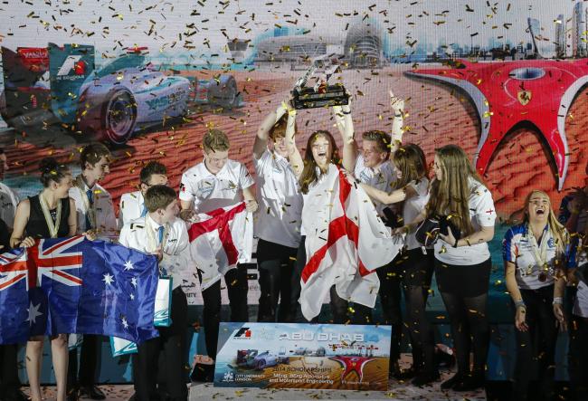 Colossus F1 winning the 2014 World Finals.